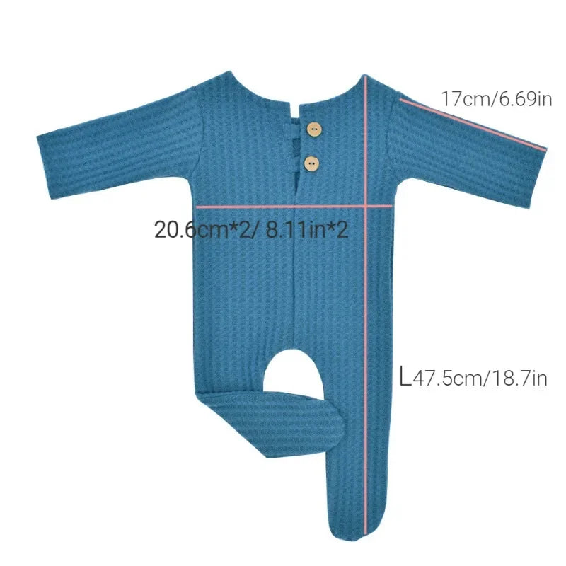 KMK - Plain Waffle Rompers
