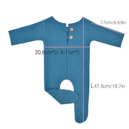 KMK - Plain Waffle Rompers
