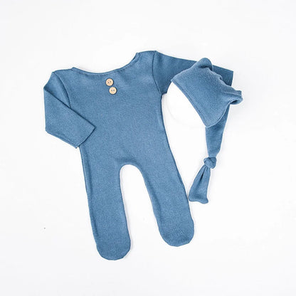 KMK - Plain Stretchy Romper Sets