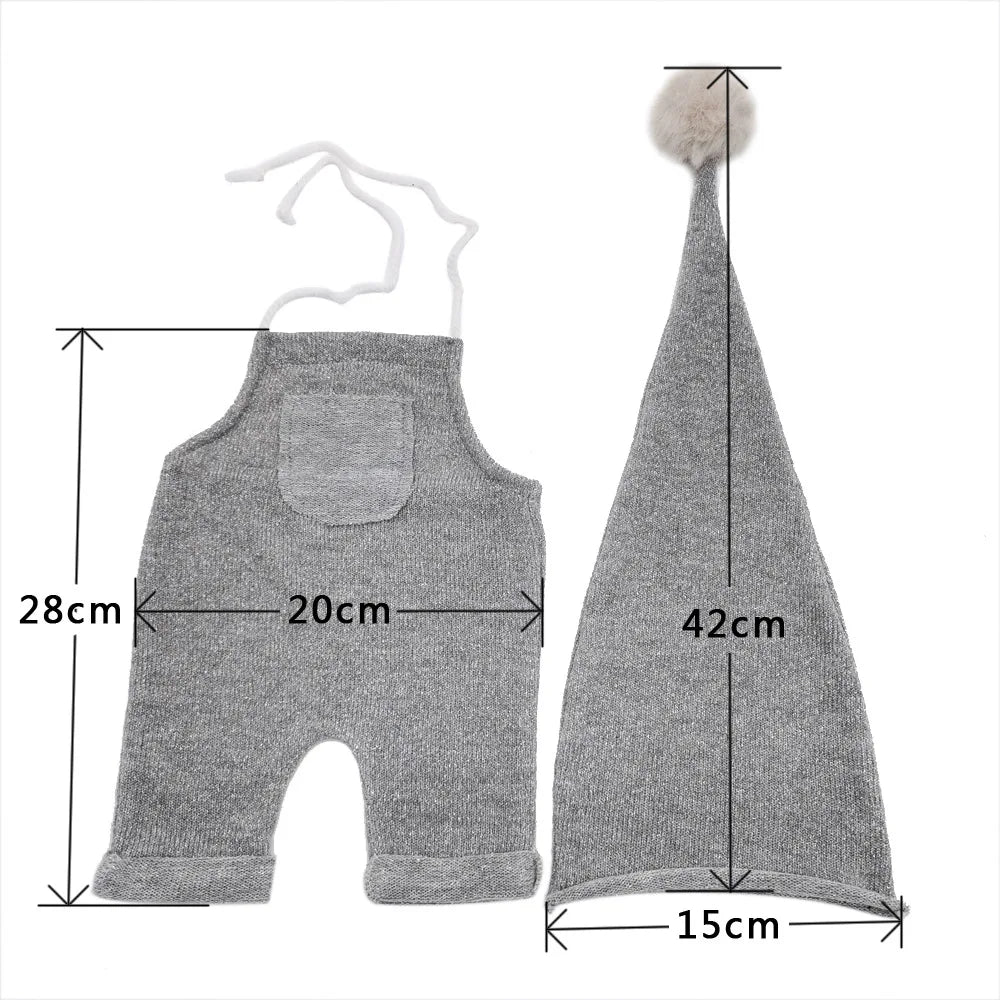 KMK - Grey Stretch Overalls Set