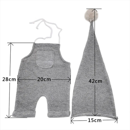 KMK - Grey Stretch Overalls Set