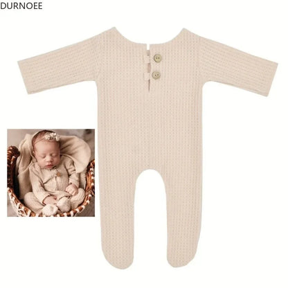 KMK - Plain Waffle Rompers