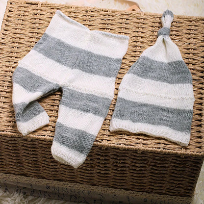 KMK - Newborn Striped Pants Set