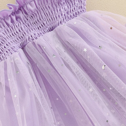 KMK - Starry Tulle Princess Romper Sets