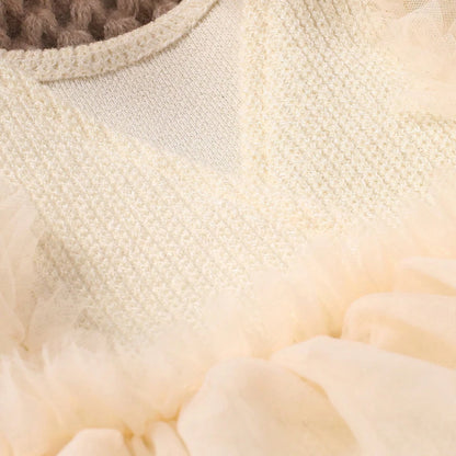 KMK - Plain Tulle Romper Set