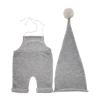 KMK - Grey Stretch Overalls Set