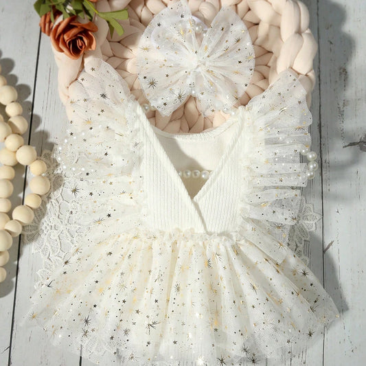 KMK - Starry Tulle Romper Sets