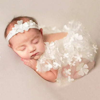 KMK - Embroidery Flower Romper Sets