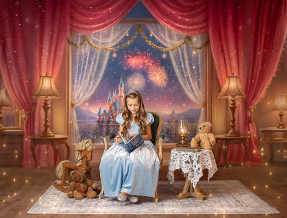 KMK - Firework Castle Backdrop