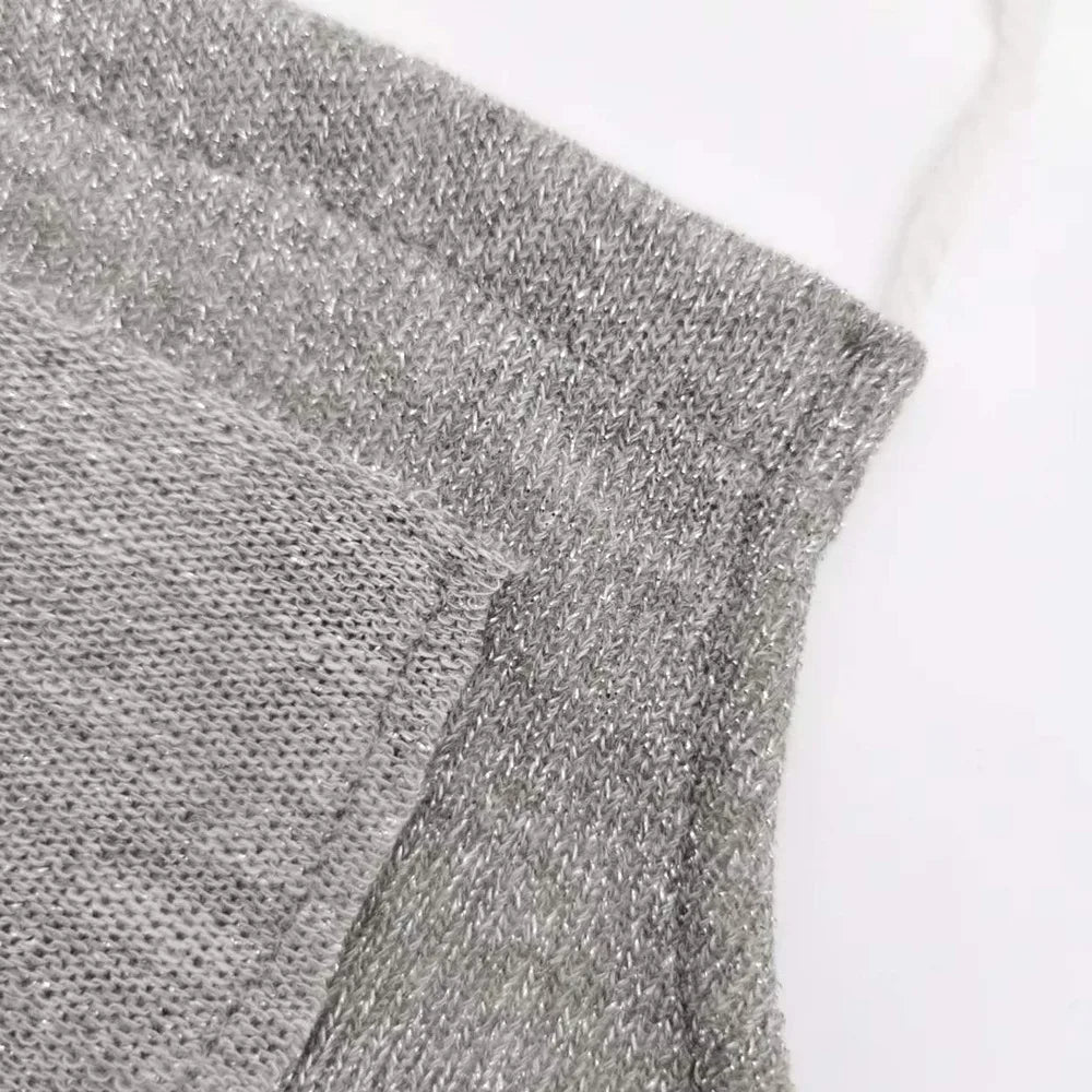 KMK - Grey Stretch Overalls Set