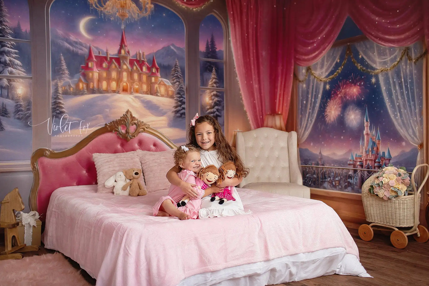 KMK - Firework Castle Backdrop