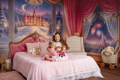 KMK - Firework Castle Backdrop