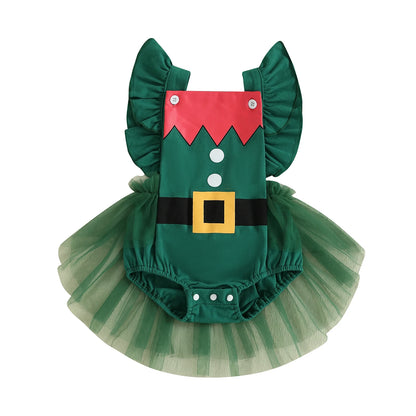 KMK - Christmas Elfin & Santa Rompers