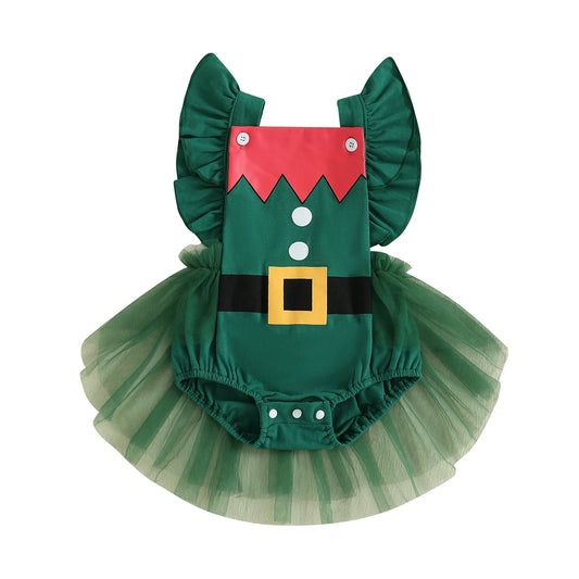 KMK - Christmas Elfin & Santa Rompers