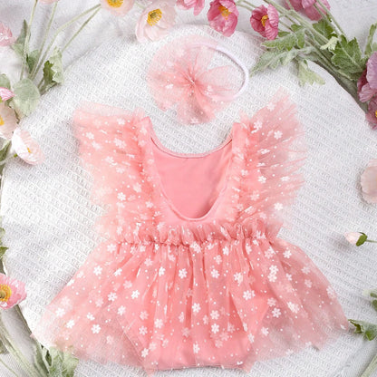 KMK - Snow Daisy Romper Set
