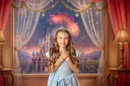 KMK - Firework Castle Backdrop
