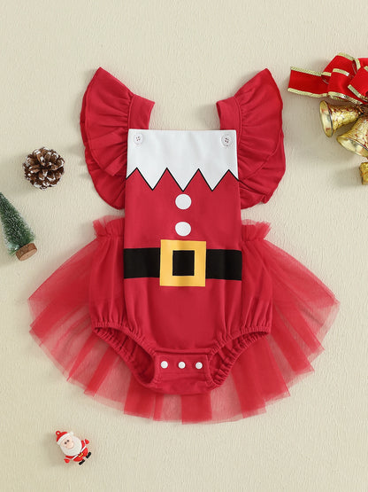 KMK - Christmas Elfin & Santa Rompers