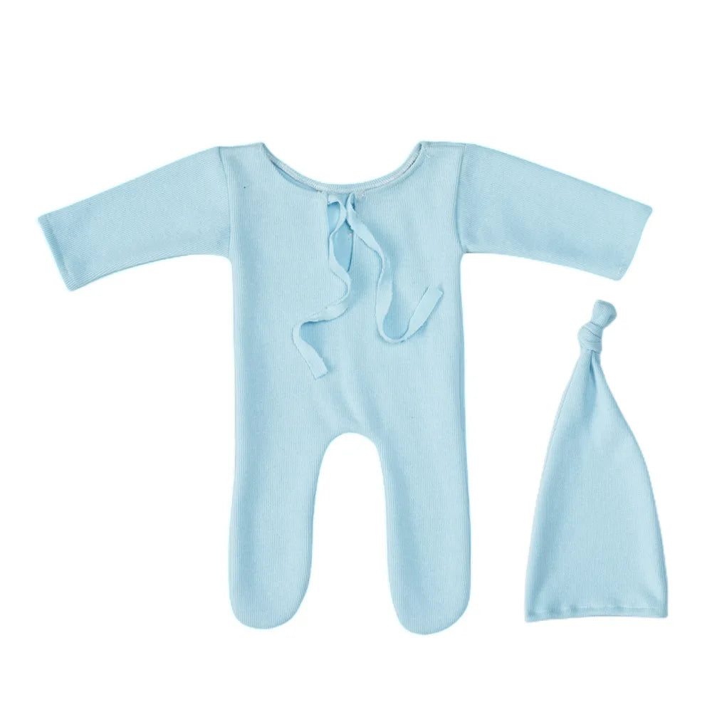 KMK - Plain Stretchy Romper Sets