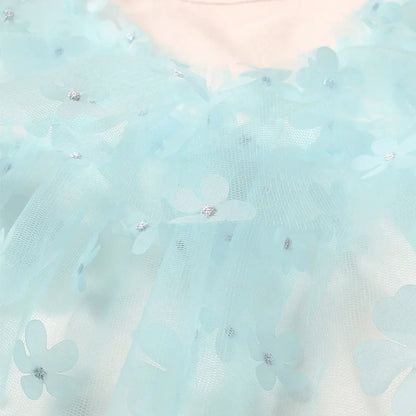 KMK - Embroidery Flower Romper Sets