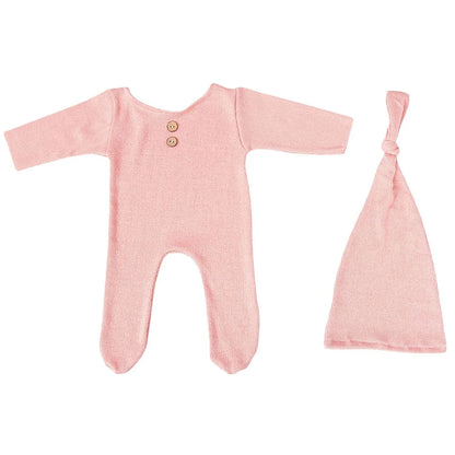 KMK - Plain Stretchy Romper Sets