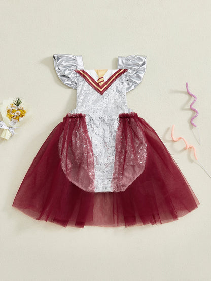 KMK - Gryffindor Tulle Romper