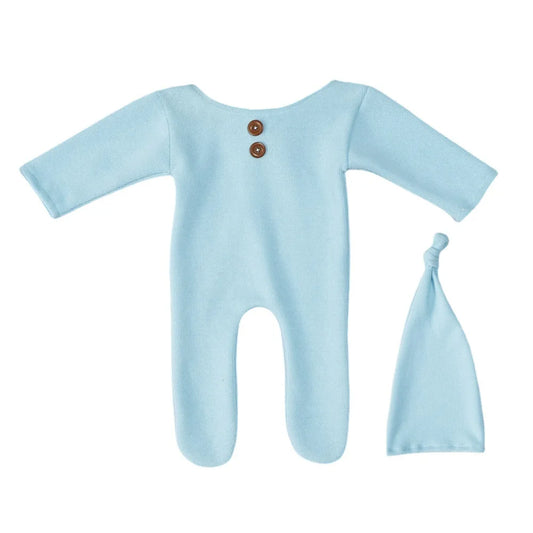 KMK - Plain Stretchy Romper Sets